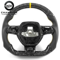 Volant en fibre de carbone pour Lamborghini Huracan EVO STO 2014-2024, cuir forgé, fond plat, pièces de modification pour voitures de course