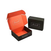 Caja de Envío Rígida con Forro de Esponja y Laminación Brillante con Logotipo Personalizado, Cajas de Cartón Corrugado Ecológicas para Empaque de Regalos