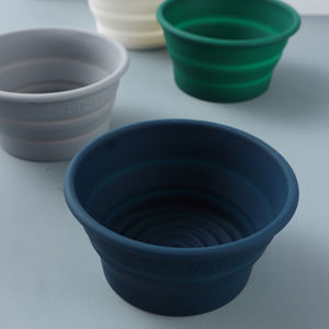 Yaqi 접을 수있는 실리콘 남성 면도 그릇 블루 여행 친화적 인 제모 제품 - Product Image 5