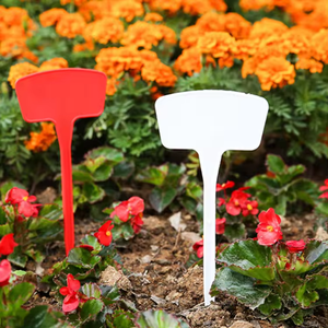 T bentuk Label tanaman warna berbeda Label tanaman plastik Label penanda taman tag nomor tag plastik - Product Image 3