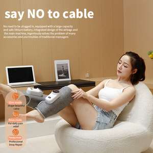 Massaggiatore Portatile Wireless a Compressione d'Aria per Piedi <span class=keywords><strong>e</strong></span> <span class=keywords><strong>Gambe</strong></span> con Calore, per Vene Varicose, Edema, Affaticamento Muscolare, <span class=keywords><strong>Crampi</strong></span> <span class=keywords><strong>e</strong></span> Gonfiore - Product Image 2