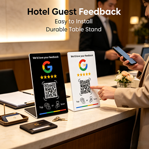 Tarjeta NFC para Reseñas <span class=keywords><strong>de</strong></span> Google, NTAG215, Resistente al Agua, 13.56Mhz, Código <span class=keywords><strong>QR</strong></span> Dinámico, Tarjeta <span class=keywords><strong>de</strong></span> Contacto para Comentarios y Calificaciones en Redes Sociales para Restaurantes - Product Image 5