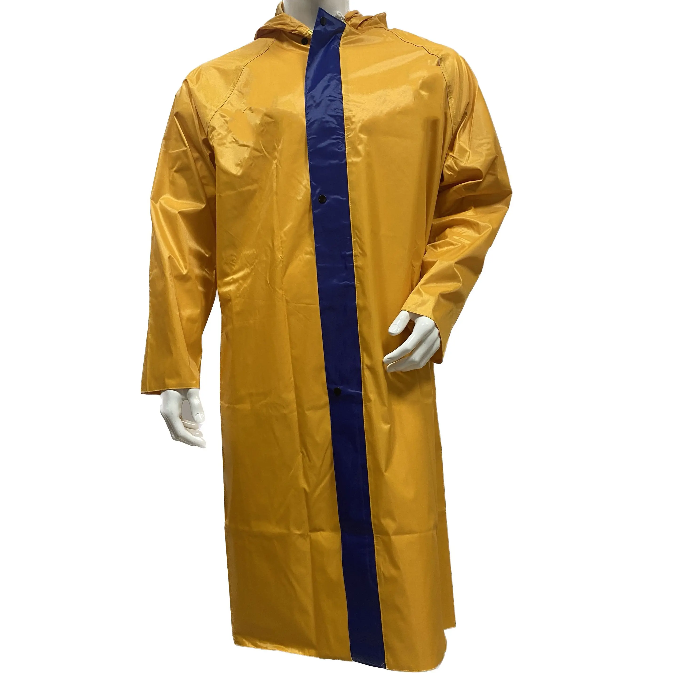 Oxford Cloth Material Outdoor hiking PVC raincoat rainwear