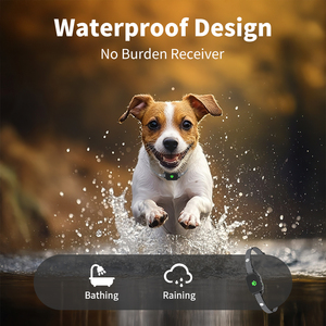 TIZE Neuankömmling 2600FT Lon Range Smart Wasserdichte Vibration Wiederauf ladbare Fernbedienung Hunde trainings halsband mit LED-Bildschirm - Product Image 4