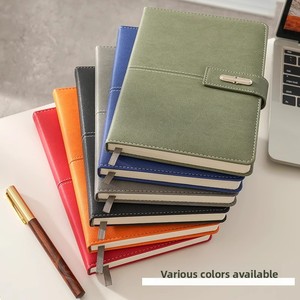 Agenda de Negocios con Cubierta de Cuero Sintético y Cierre Magnético A5, Libro de <span class=keywords><strong>Contabilidad</strong></span> de Alta Gama, Cuaderno para Notas de Reuniones de Oficina, Regalo para Estudiantes - Product Image 3
