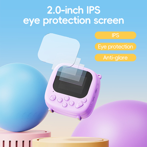 Trung Quốc Nhà máy làm cho trẻ em ngay lập tức in ấn máy ảnh với câu đố trò chơi Silicone 2inch IPS HD 1080p zoom kỹ thuật số Mini Máy ảnh đồ chơi - Product Image 3