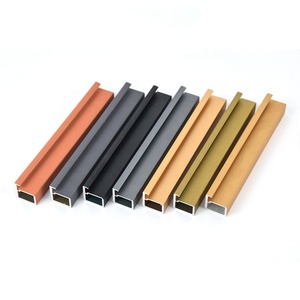 Profilé de porte en verre en alliage d'aluminium de 20 mm de luxe de haute qualité et léger pour armoire de <span class=keywords><strong>cuisine</strong></span> et placard - Product Image 3