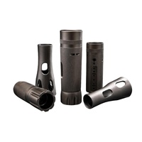 Kit de coque de lampe torche en métal moleté multi-styles, boîtier usiné CNC antidérapant pour modification DIY