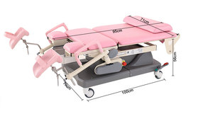 Lit d'examen gynécologique électrique ergonomique à vente chaude, changement automatique <span class=keywords><strong>de</strong></span> drap, batterie d'urgence, commande manuelle - Product Image 5