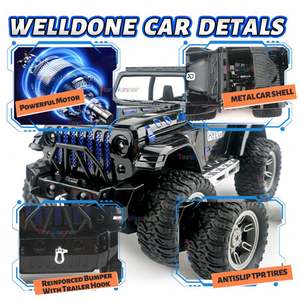 Coches de juguete RC de drift con sensor de gestos, camiones RC 4x4 eléctricos con control remoto de aleación, camiones RC de acrobacias giratorias para niños - Product Image 4