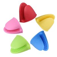 Gant de cuisine résistant à la chaleur cuisson BBQ Grill Gants Mini mitaines de four et ensembles de porte-casseroles