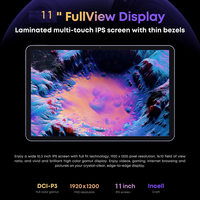 Nuevo diseño de tableta de 11 pulgadas con pantalla Wi-Fi FHD 8GB RAM y 128GB de memoria de solo lectura Procesador Octa Core para educación
