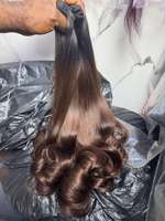 Cheveux humains vierges indiens Remy bouclés birmans, vietnamiens, naturels, en gros, lots de mèches ondulées, boucles profondes Pixie, cheveux raides