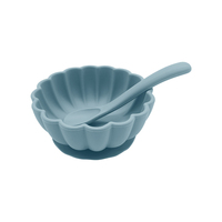 Bol et cuillère d'alimentation pour bébé en silicone de qualité alimentaire, vente chaude d'usine, ustensiles personnalisés sans BPA, bols à ventouse pour enfants et tout-petits
