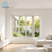 Fenêtre coulissante en PVC blanc, isolation thermique et phonique pour projet de rénovation de maison