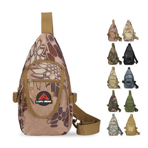 Sac de poitrine tactique pour hommes Camouflage Oxford Sac de voyage portable avec caractéristiques imperméables Conception d'épaule de style extérieur - Product Image 1