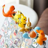 Série Pikachu : Boîte Mystère Complète (8 Figurines) – Figurines de Dessins Animés Mignons pour Décoration de Bureau, Cadeau, Stock pour Revendeurs