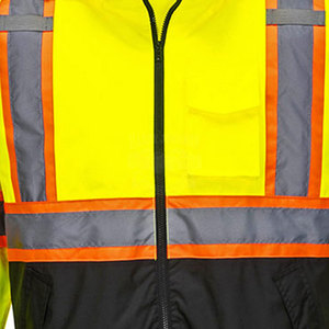 Professional Safety Reflective Multi-pockets Work <b>Jacket</b> Wholesale Hi Viz ANSI Class 1 Waterproof Safety <b>Jacket</b> For <b>Workers</b> - Product Image 5
