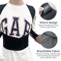 Correcteur de posture pour adultes, ceinture de soutien lombaire élégante avec ouverture pour les épaules, gilet de correction de posture