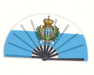 Nouveau produit, éventail pliable en bambou personnalisé avec drapeau national de la Russie - Product Image 5