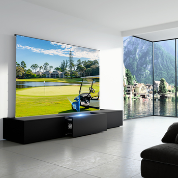 PerfecTisan Laser TV Cabinet 100 120 150inch Projector Cabinet Intelligent Modern Home Smart TV Cabinet