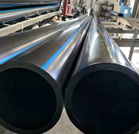 Tuyau d'irrigation flexible à paroi structurée en HDPE de 2 pouces, haute pression, écologique