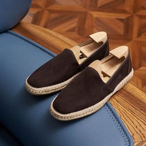 Alpargatas de Piel de Oveja para Hombre, Ligeras, Antideslizantes, Transpirables, con Cordones, Estilo Patchwork, para Oficina y Trabajo, Venta Directa de Fábrica - Product Image 6