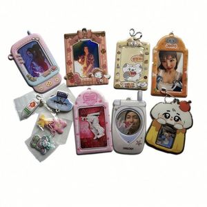 Factory Price Custom Design Cute PVC Card Kpop Photocard Holder Stars Photo Collect Card Holders With Keychain - Product Image 1