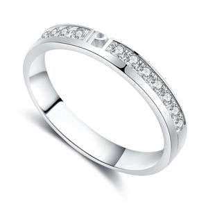 Montresor Infini, nueva moda para mujer, anillo de bodas de plata de ley 925 con C.Z. o diamante cultivado en laboratorio para compromiso, elegante y elegante - Product Image 3