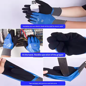 قفازات عازلة احترافية معزولة ضد V للكهربائيين من الشركة المصنعة قفازات مقاومة للماء للعمل الحي قفازات أمان مطاطية - Product Image 3