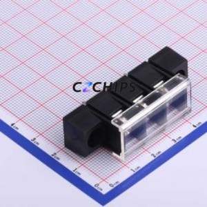 KF58CM-10.0-3P Barrier Terminal Block Through hole Component (THT),P=10mm Connector With Cover Plate 10mm 1x3P Straight Pin - Product Image 1