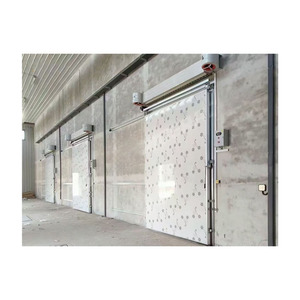 <span class=keywords><strong>Porte</strong></span> de chambre froide <span class=keywords><strong>industrielle</strong></span> manuelle télescopique enroulable, coupe-feu, en inox, pliable, pour congélateur walk-in - Product Image 3
