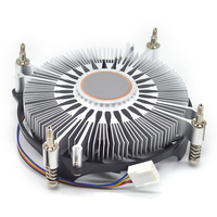 Ventilateur de refroidissement CPU SUMOND tout-en-un, cœur en cuivre, ultra fin, petit châssis, radiateur spécial, nouveau 1u Intel LGA 1700 broches, spécial CPU