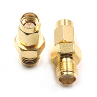 Adaptador Coaxial RF SMA Hembra a SSMA Macho, Conector de CC a 18 GHz (Opcional)