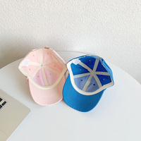 Casquette de baseball pour enfants de couleur unie en coton de haute qualité en gros chapeau de protection solaire de couleur bonbon mince d'été polyvalent