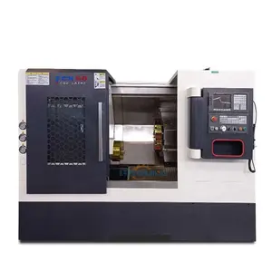 Torno CNC Motorizado Metalurgia Torneado Universal TCK50 Mini Torno de metal Máquina Mecanizado Torno horizontal