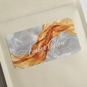 Custom Printed Luxury Perfume &amp; Mascara Bottle <strong>Label</strong> Sticker Waterproof Adhesive Epoxy Embossed Gold Foil <strong>Roll</strong> <strong>Label</strong> - Product Image 4