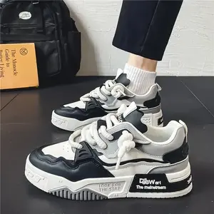 Men's Casual Retro Breathable <b>Canvas</b> Sports <b>Shoes</b> <b>Trendy</b> Outdoor Platform Trainers for Students - Product Image 6