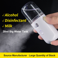Mini pulvérisateur facial nano portable en forme de lapin mignon, brumisateur rafraîchissant pour le visage, idéal pour fixer le maquillage, articles cadeaux