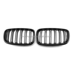 Parrilla delantera de riñón de alta calidad para 2008 <span class=keywords><strong>X5</strong></span> X6, parrilla de parachoques negra brillante/mate para <span class=keywords><strong>X</strong></span> Series E70 E71 2014-, Material ABS nuevo - Product Image 1
