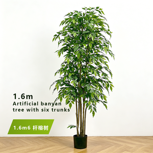 Factory Price High-End <b>Artificial</b> Greenery Banyan <b>Tree</b> UV-Protected for Luxury Shopping Mall Landscaping - Product Image 6
