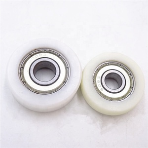 6000ZZ 6000-2Z Tamaño personalizado POM Nylon poliuretano pu rodamiento recubierto de goma 6000 manguito de plástico para rodamientos de rodillos de puerta corredera - Product Image 6