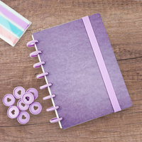 DIY 8-Loch Loseblatt-Notizbuch Planer Organizer Ringbuch Tagebuch Praktisches Schulmaterial
