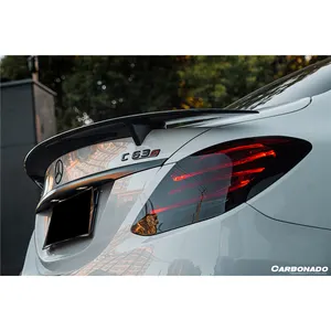 Carbon ado RT Style Kohle faser Spoiler flügel Für Mercedes W205 C63 AMG C200