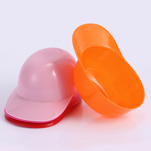 Tazón de Plástico Sanle con Forma de Gorra de Béisbol para Postres, Helados y Snacks, Color Personalizable, Diseño Sólido ZFA-701 754 - Product Image 1