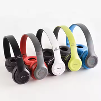 Over Ear P47 haute qualité stéréo P47 casque sans fil BT casque de jeu oreille téléphone portable ordinateur Audifonos AUXS ligne carte TF