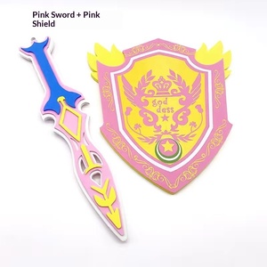 En stock, ensemble épée et bouclier en mousse EVA pour enfants de 8 à 13 ans, arme de simulation sécurisée, vente en gros - Product Image 5