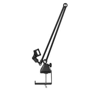 Soporte de escritorio de micrófono <span class=keywords><strong>Neumann</strong></span> azul ajustable Suspensión de brazo de tijera plegable de metal con pantalla de micrófono - Product Image 4