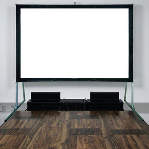 Logo personalizable cine Oficina reunión pantalla de proyección soporte portátil HD al aire libre 350 pulgadas proyector pantallas para <span class=keywords><strong>Amazon</strong></span> EBay - Product Image 5