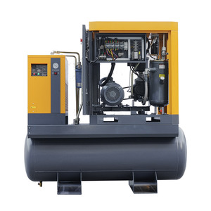 Compresor de Aire de Tornillo Integrado que Ahorra Espacio con Tanque Secador y Filtros 15kW 20HP 22kW 30HP - Product Image 4